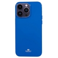 Coque iPhone 15 Pro en TPU Mercury Goospery Glitter - Bleue
