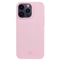 Coque iPhone 15 Pro en TPU Mercury Goospery Glitter - Rose