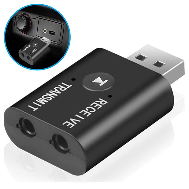 Émetteur et récepteur Bluetooth 2 en 1 - Bluetooth 5.0 - 3,5 MM