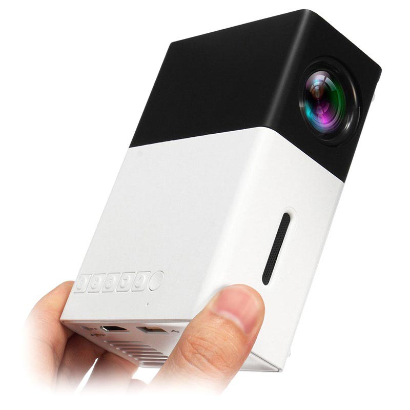 Projecteur Portable YG300 LED 3.5mm Audio HDMI USB Mini - Vidéoprojecteur -  Achat & prix
