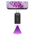 Mini Portable Lampe Stérilisatrice UV avec USB Type-C - Noir