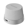 Mini haut-parleur Bluetooth magnétique et support pour téléphone Momax 1-Vibe Go BS6 - Argent