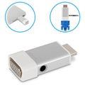 Adaptateur HDMI vers VGA Moshi avec Audio 3.5mm - Argenté / Blanc