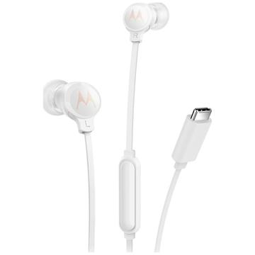 Casque intra-auriculaire filaire USB-C Motorola 3C-S - Blanc