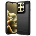 Coque Motorola Edge (2026) en TPU Brossé - Fibre de Carbone