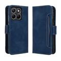 Étui portefeuille Motorola Edge 70 Fusion/70 Fusion+ Porte-Cartes - Bleu