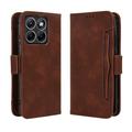 Étui portefeuille Motorola Edge 70 Fusion/70 Fusion+ Porte-Cartes - Marron