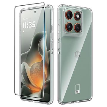 Coque Motorola Edge 70 en TPU avec Protecteur d’Écran Saii 2-en-1