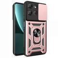 Coque Hybride Motorola Moto G Power (2025) à Anneau Rotatif avec Protection pour Appareil Photo