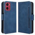 Étui Portefeuille Motorola Moto G05/E15 - Série Cardholder - Bleu