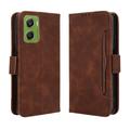 Étui portefeuille Motorola Moto G06/G06 Power Porte-Cartes - Marron