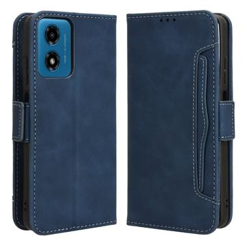 Étui Portefeuille Motorola Moto G24 Power/G04/E14 - Série Cardholder - Bleu