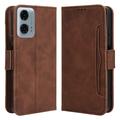 Étui Portefeuille Motorola Moto G34 - Série Cardholder - Marron