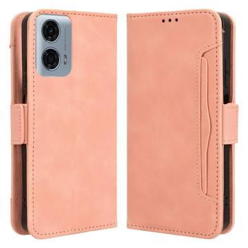 Étui Portefeuille Motorola Moto G34 - Série Cardholder - Rose