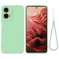 Coque Motorola Moto G35 en Silicone Liquide - Verte