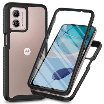 Coque Motorola Moto G53 - Série 360 Protection - Noire / Claire