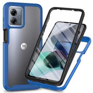 Coque Motorola Moto G54 - Série 360 Protection - Bleue / Claire