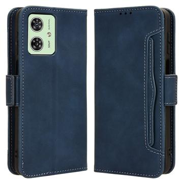 Étui Portefeuille Motorola Moto G54 - Série Cardholder - Bleu