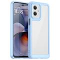 Coque Hybride Motorola Moto G55 Antichoc - Bleue
