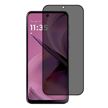 Protecteur d\'Écran Motorola Moto G55 en Verre Trempé Privacy Full Cover - Bord Noir