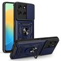 Coque Hybride Motorola Moto G56 à Anneau Rotatif avec Protection pour Appareil Photo