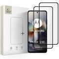 Protecteur d'écran en verre trempé Motorola Moto G56 Tech-Protect Glass Fit+ - 2 Pcs. - Noir