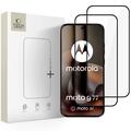 Protecteur d'écran Motorola Moto G77/G67 Tech-Protect Glass Fit+ - 2 Pcs. - Noir