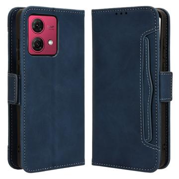 Étui Portefeuille Motorola Moto G84 - Série Cardholder - Bleu