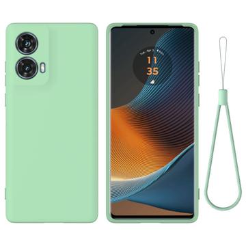 Coque Motorola Moto G85/S50 Neo en Silicone Liquide - Verte