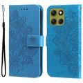 Étui Portefeuille Motorola Moto G86 Mandala Série - Bleu