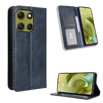 Étui Portefeuille Motorola Moto G86 Power avec Fermeture Magnétique - Rétro