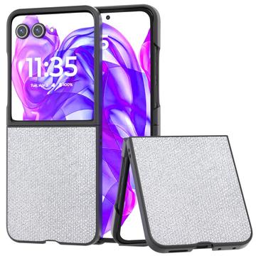 Coque hybride Motorola Razr 50 Ultra Texture Strass