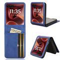 Étui en fibre de carbone Motorola Razr 60 Ultra FlexCard avec fentes pour cartes