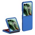 Coque Motorola Razr 60 Ultra en Plastique Caoutchouté - Bleue
