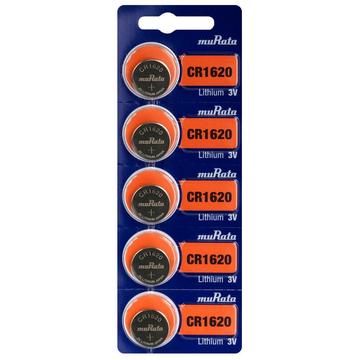 Murata Mini CR1620 Coin Cell Battery 3V - 5 Pcs.