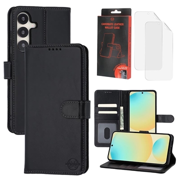 Étui Portefeuille Samsung Galaxy S24 FE en Cuir MyTPhone CardMate - Noir