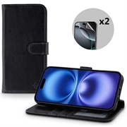 Étui Portefeuille iPhone 17 en Cuir MyTPhone CardMate - Noir