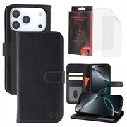 Étui Portefeuille iPhone 17 Pro en Cuir MyTPhone CardMate - Noir