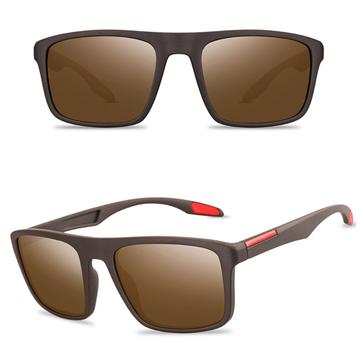 Lunettes de soleil polarisantes Nighthawk Stylish pour homme - marron