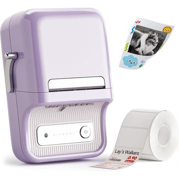 Niimbot B21 Pro Imprimante d\'étiquettes intelligente - 300DPI - violet