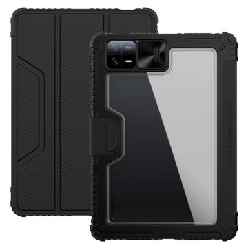 Étui à Rabat Xiaomi Pad 6/Pad 6 Pro Smart Nillkin Bumper - Noir / Transparent