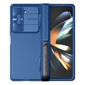 Coque Hybride Samsung Galaxy Z Fold5 Nillkin CamShield Fold - Bleue