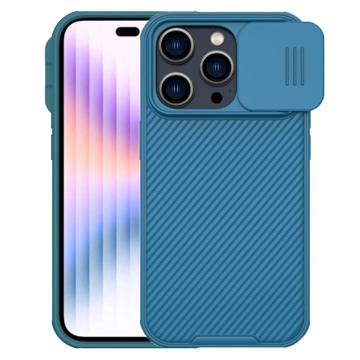 Coque Hybride iPhone 14 Pro Max Nillkin CamShield Pro - Bleue