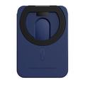 Porte-cartes Nillkin FiberMate en aramide avec MagSafe et protection RFID - Bleu