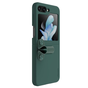 Coque Samsung Galaxy Z Flip5 en Silicone Liquide Nillkin Flex Flip - Vert