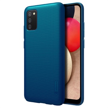 Coque Samsung Galaxy M02s, Galaxy A02s Nillkin Super Frosted Shield (Emballage ouvert - Excellent) - Bleue