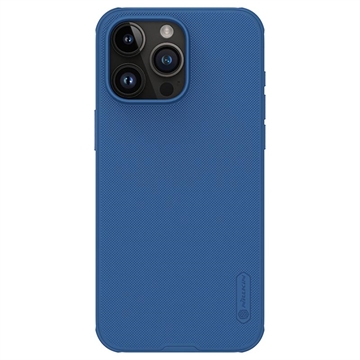 Coque Hybride iPhone 15 Pro Nillkin Super Frosted Shield Pro - Bleue