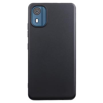 Coque Nokia C02 en TPU Mate Anti-Empreintes - Noire