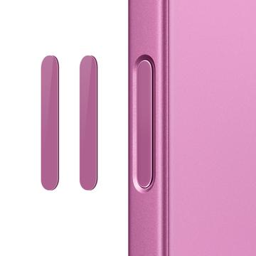 Northjo Bouton de contrôle de l\'appareil photo Protecteur en verre trempé pour iPhone 16 Pro/16 Pro Max/16 Plus - 2 Pcs. - Rose