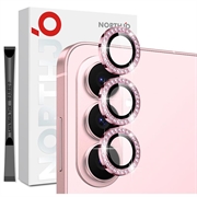 Ensemble de protecteurs d’objectif avec strass Samsung Galaxy S26 Northjo - Rose